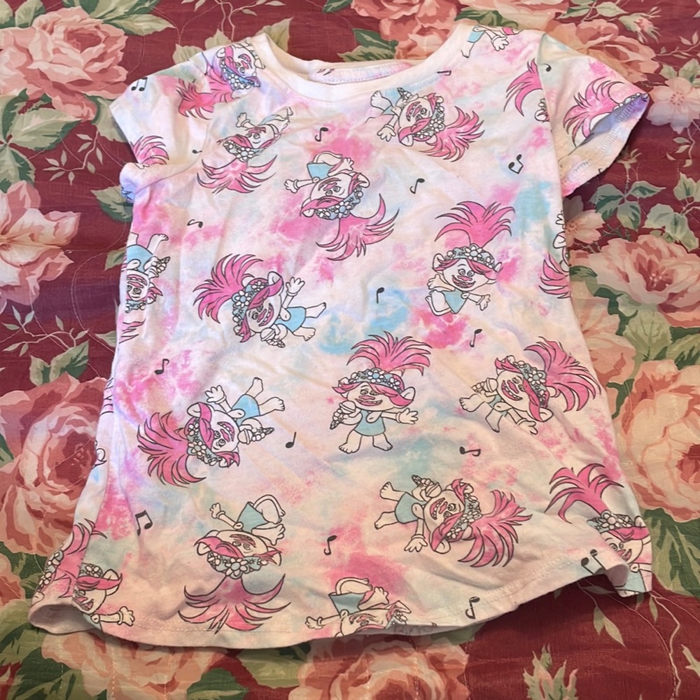 Girls poppy T-shirt